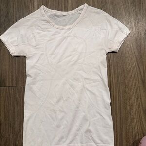 LULU LEMON Women's White Short Sleeve Top